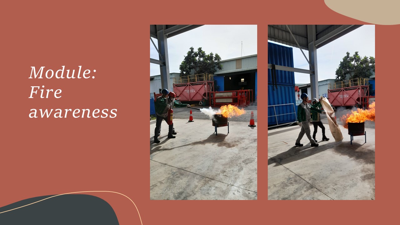 The images of GWO Basic Safety Training 5 modules at Safetech Training